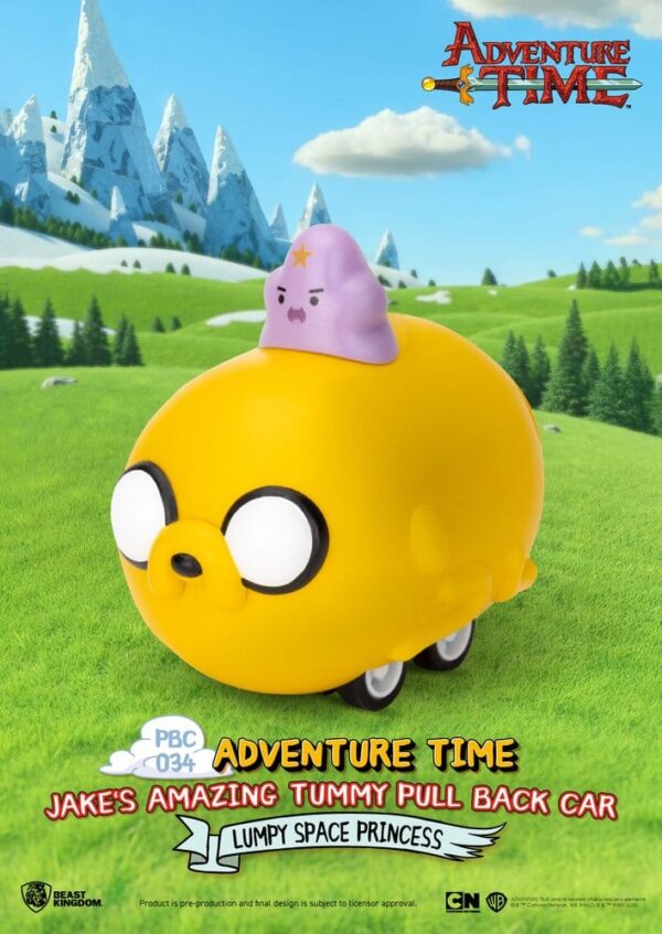 Adventure Time Pull Back Car Jake's Amazing Tummy 5 cm Blind Box Assortment (6)