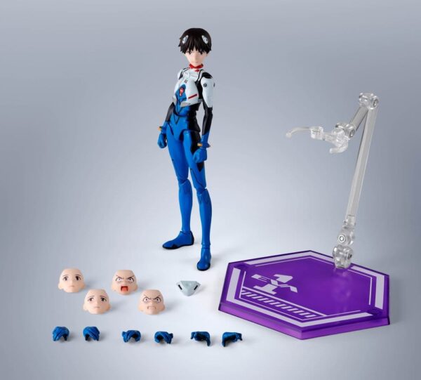 Evangelion S.H.Figuarts Akció Figura Shinji Ikari 14 cm