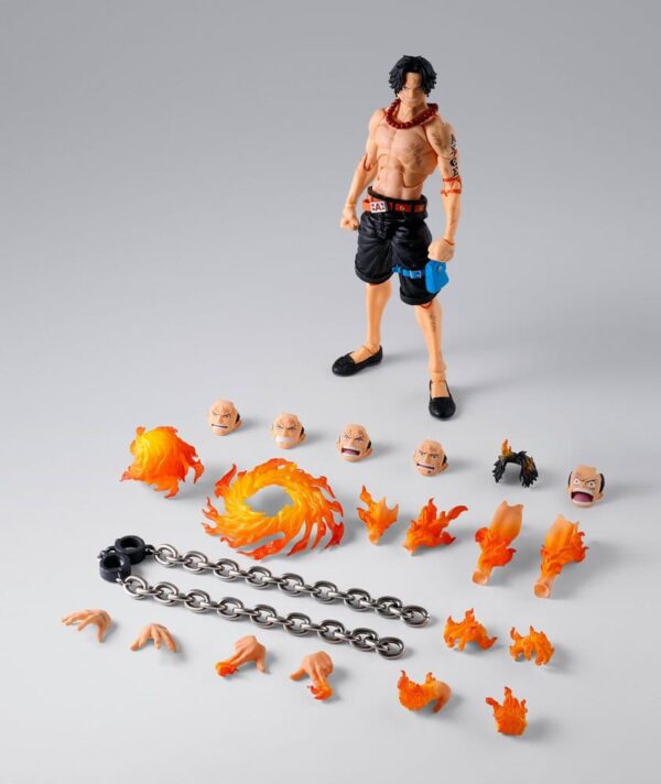 One Piece S.H. Figuarts Akció Figura Portgas D. Ace -Marineford- 16 cm