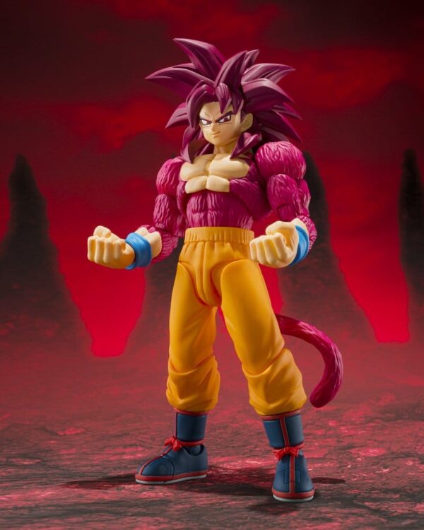 Dragon Ball S.H. Figuarts Akció Figura Super Saiyan 4 Son Goku -Daima- 15 cm