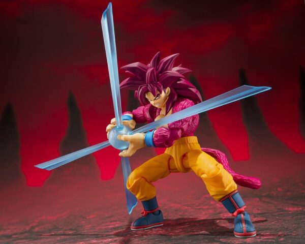 Dragon Ball S.H. Figuarts Akció Figura Super Saiyan 4 Son Goku -Daima- 15 cm