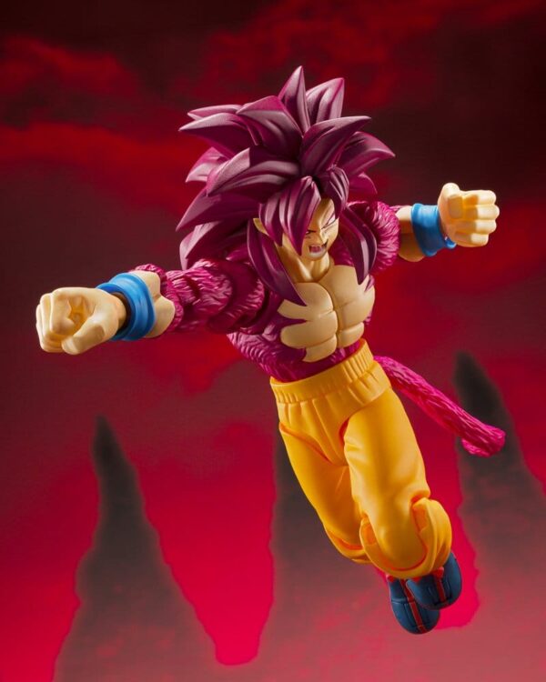 Dragon Ball S.H. Figuarts Akció Figura Super Saiyan 4 Son Goku -Daima- 15 cm
