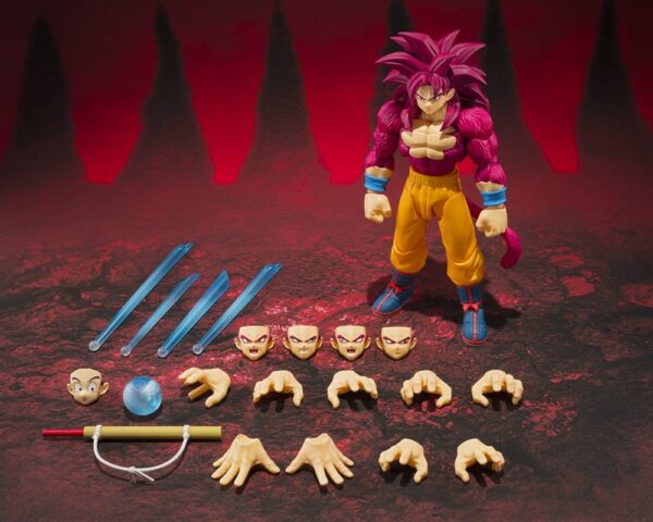 Dragon Ball S.H. Figuarts Akció Figura Super Saiyan 4 Son Goku -Daima- 15 cm