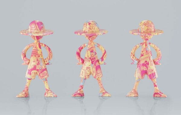 One Piece Luffy's Mini Figura Archive of Adventure [Vol.3] Blind Box Assortment (6)