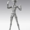 S.H.Figuarts Akció Figura Body-Kun -Ken Sugimori- Edition -Wireframe- (Gray Color Ver.) 13 cm