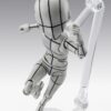 S.H.Figuarts Akció Figura Body-Kun -Ken Sugimori- Edition -Wireframe- (Gray Color Ver.) 13 cm