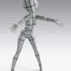 S.H.Figuarts Akció Figura Body-Chan -Ken Sugimori- Edition -Wireframe- (Gray Color Ver.) 13 cm