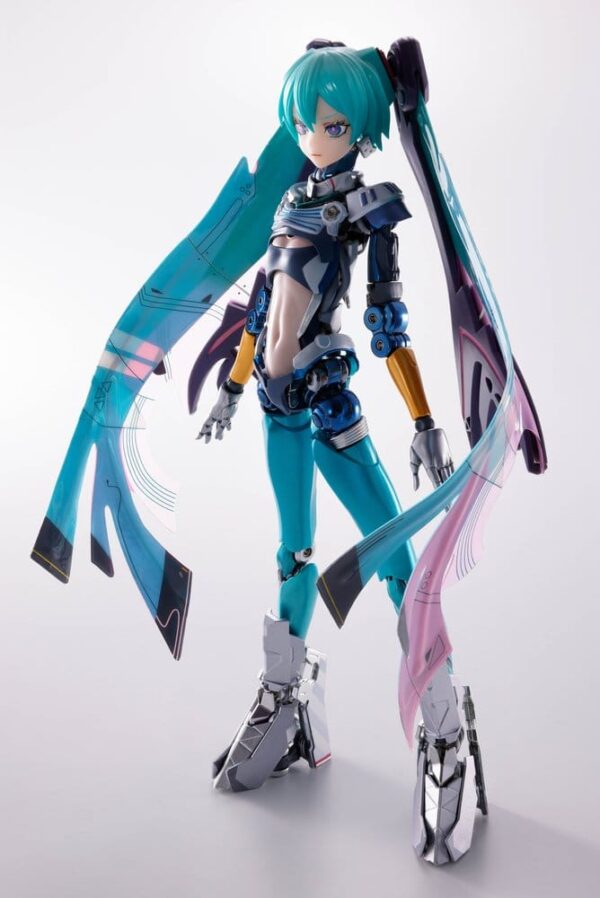 Hatsune Miku Metal Build Diecast Akció Figura Hatsune Miku 18 cm