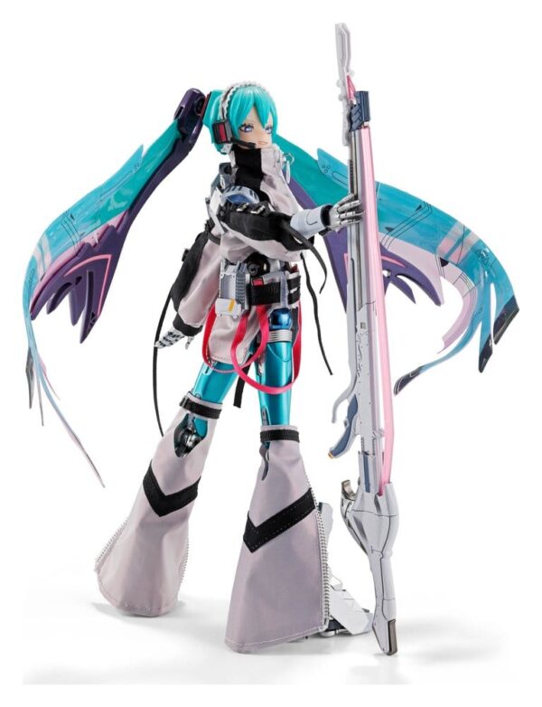 Hatsune Miku Metal Build Diecast Akció Figura Hatsune Miku 18 cm