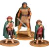 Lord of the Rings Animated Film PVC Figuras 3-Pack Frodo, Aragorn, and Samwise