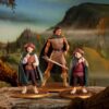 Lord of the Rings Animated Film PVC Figuras 3-Pack Frodo, Aragorn, and Samwise