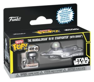 Funko Bitty POP! The Mandalorian in N1 Starfighter (with Grogu)