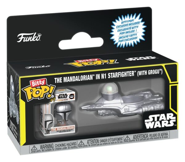 Funko Bitty POP! The Mandalorian in N1 Starfighter (with Grogu)