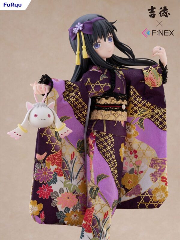 Puella Magi Madoka Magica F:NEX PVC Szobor 1/4 Rebellion Homura Akemi Japanese Doll 45 cm