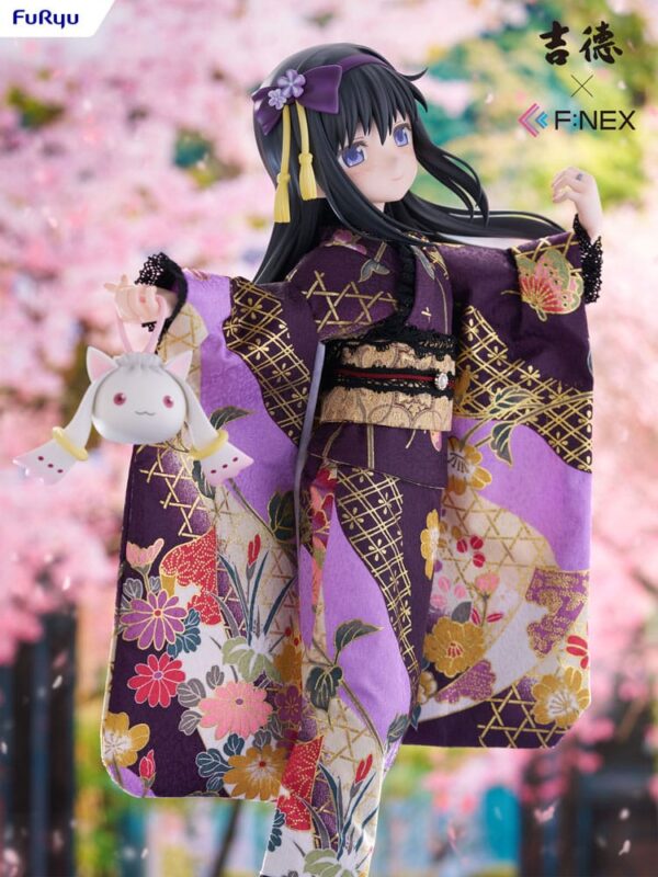 Puella Magi Madoka Magica F:NEX PVC Szobor 1/4 Rebellion Homura Akemi Japanese Doll 45 cm