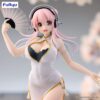 Super Sonico Trio-Try-iT PVC Szobor White China Dress Ver. 21 cm