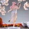 Super Sonico Trio-Try-iT PVC Szobor White China Dress Ver. 21 cm
