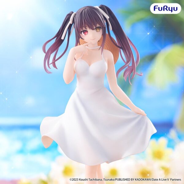 Date A Live Summer Dress PVC Figura Kurumi Tokisaki 21 cm
