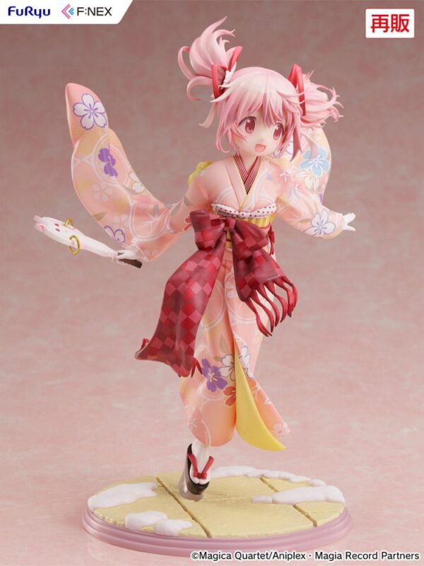 Puella Magi Madoka Magica Side Story Magia Record PVC Szobor 1/7 Madoka Kaname Kimono Ver. 22 cm