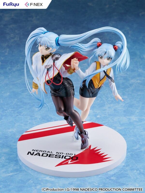 Nadesico the movie The prince of darkness PVC Figura 1/7 Ruri Hoshino double ruriruri Ver. 22 cm