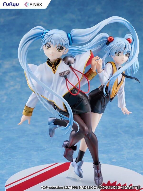Nadesico the movie The prince of darkness PVC Figura 1/7 Ruri Hoshino double ruriruri Ver. 22 cm
