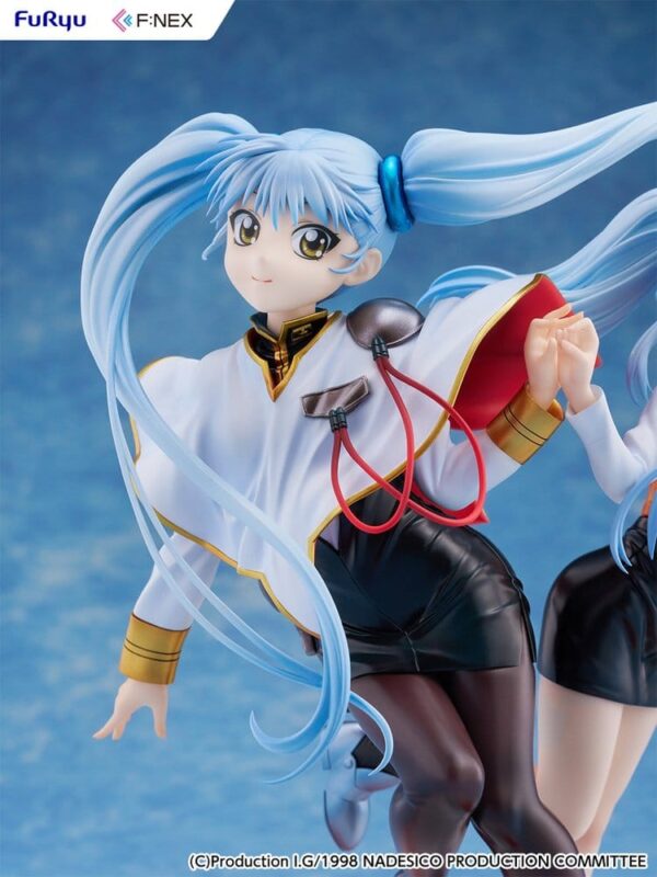 Nadesico the movie The prince of darkness PVC Figura 1/7 Ruri Hoshino double ruriruri Ver. 22 cm