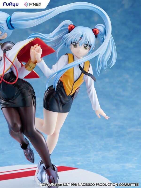 Nadesico the movie The prince of darkness PVC Figura 1/7 Ruri Hoshino double ruriruri Ver. 22 cm