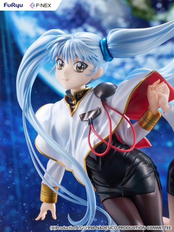 Nadesico the movie The prince of darkness PVC Figura 1/7 Ruri Hoshino double ruriruri Ver. 22 cm