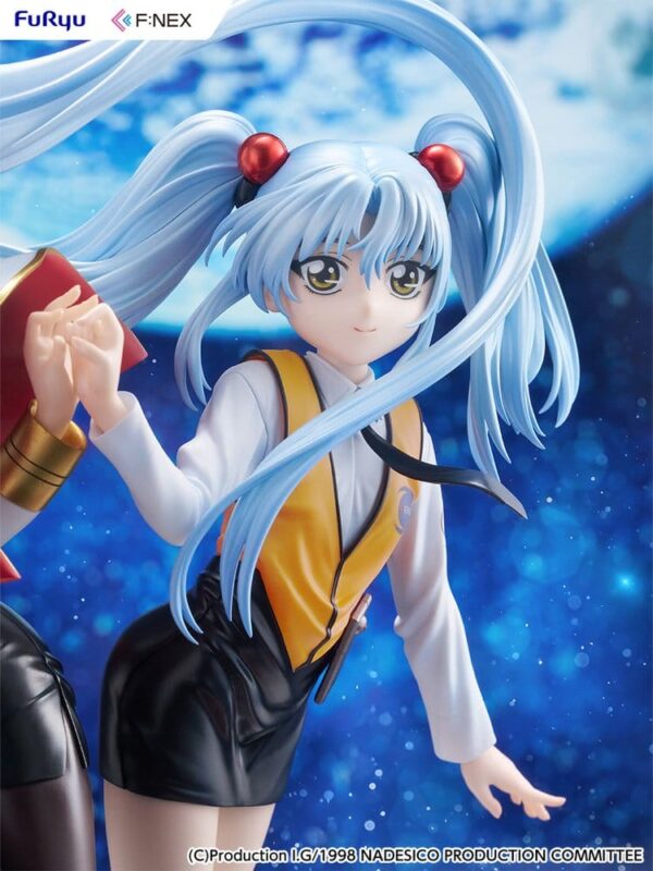 Nadesico the movie The prince of darkness PVC Figura 1/7 Ruri Hoshino double ruriruri Ver. 22 cm