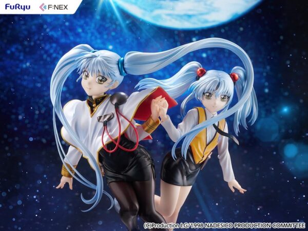 Nadesico the movie The prince of darkness PVC Figura 1/7 Ruri Hoshino double ruriruri Ver. 22 cm