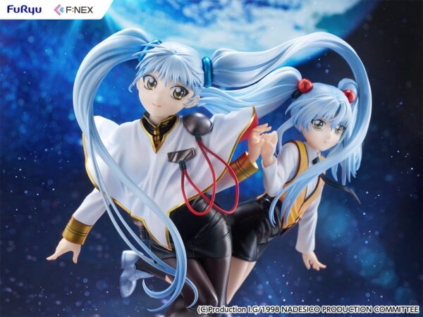 Nadesico the movie The prince of darkness PVC Figura 1/7 Ruri Hoshino double ruriruri Ver. 22 cm