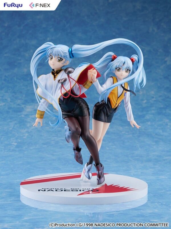 Nadesico the movie The prince of darkness PVC Figura 1/7 Ruri Hoshino double ruriruri Ver. 22 cm