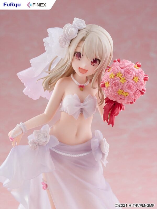 Fate/kaleid liner Prisma Illya: Licht - The Nameless Girl F:NEX PVC Figura 1/7 Illyasviel von Einzbern Wedding Swimsuit Ver. 21 cm