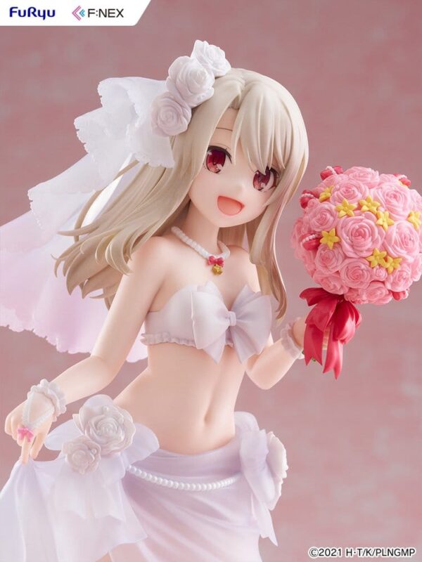 Fate/kaleid liner Prisma Illya: Licht - The Nameless Girl F:NEX PVC Figura 1/7 Illyasviel von Einzbern Wedding Swimsuit Ver. 21 cm