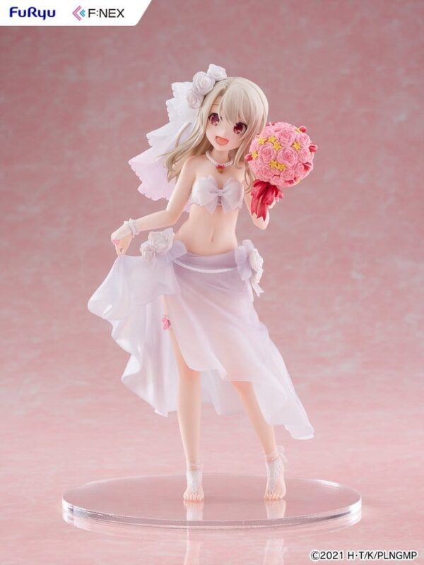 Fate/kaleid liner Prisma Illya: Licht - The Nameless Girl F:NEX PVC Figura 1/7 Illyasviel von Einzbern Wedding Swimsuit Ver. 21 cm