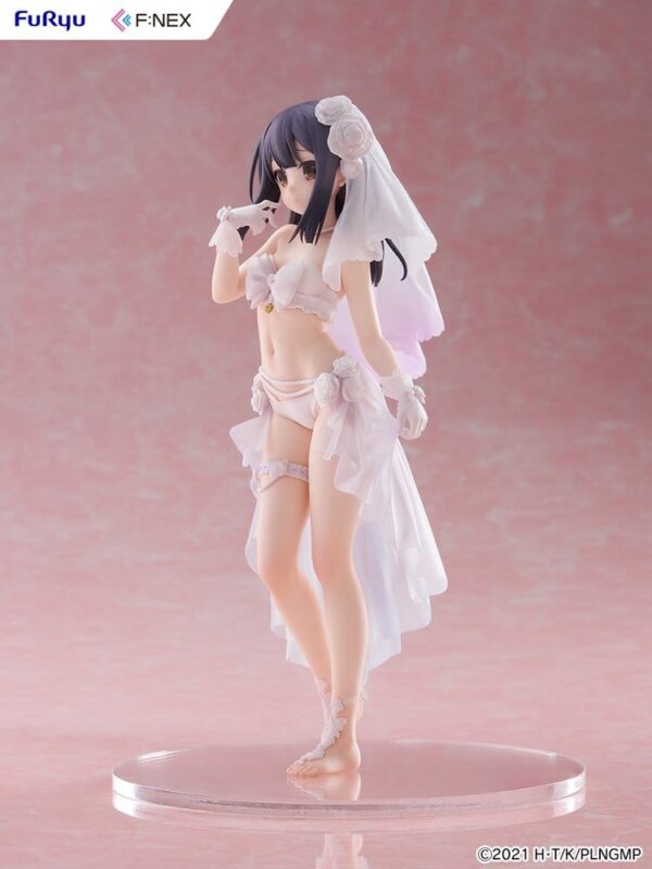 Fate/kaleid liner Prisma Illya: Licht - The Nameless Girl F:NEX PVC Figura 1/7 Miyu Edelfelt Wedding Swimsuit Ver. 21 cm