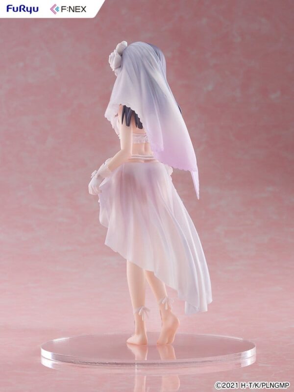 Fate/kaleid liner Prisma Illya: Licht - The Nameless Girl F:NEX PVC Figura 1/7 Miyu Edelfelt Wedding Swimsuit Ver. 21 cm