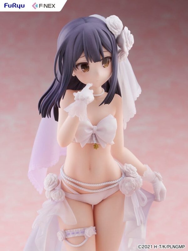 Fate/kaleid liner Prisma Illya: Licht - The Nameless Girl F:NEX PVC Figura 1/7 Miyu Edelfelt Wedding Swimsuit Ver. 21 cm