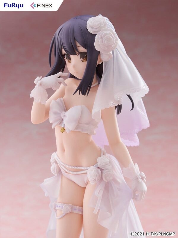 Fate/kaleid liner Prisma Illya: Licht - The Nameless Girl F:NEX PVC Figura 1/7 Miyu Edelfelt Wedding Swimsuit Ver. 21 cm