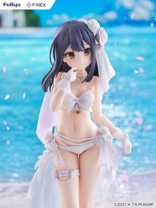 Fate/kaleid liner Prisma Illya: Licht - The Nameless Girl F:NEX PVC Figura 1/7 Miyu Edelfelt Wedding Swimsuit Ver. 21 cm