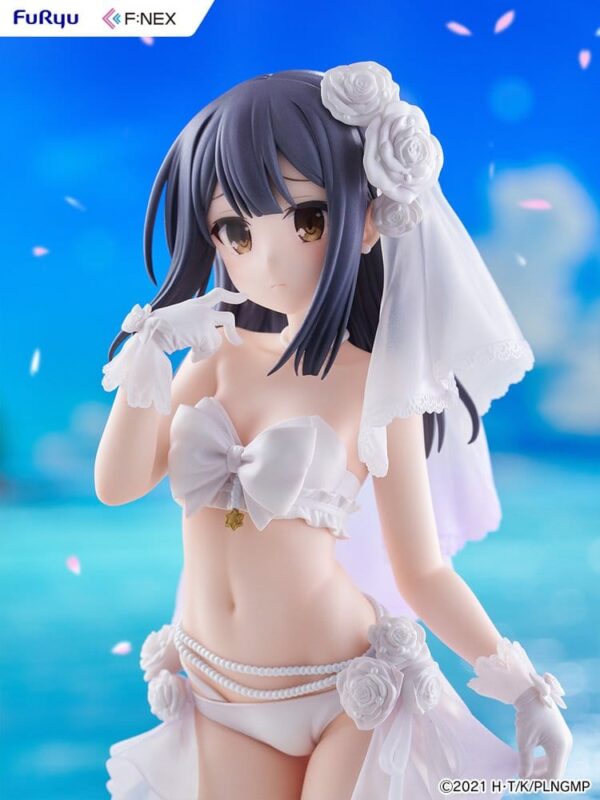 Fate/kaleid liner Prisma Illya: Licht - The Nameless Girl F:NEX PVC Figura 1/7 Miyu Edelfelt Wedding Swimsuit Ver. 21 cm