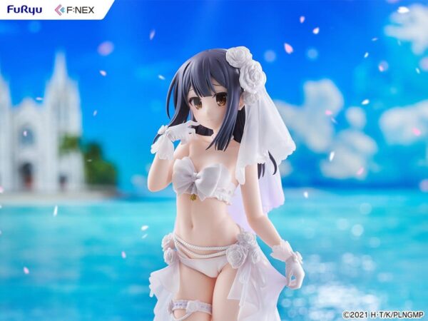 Fate/kaleid liner Prisma Illya: Licht - The Nameless Girl F:NEX PVC Figura 1/7 Miyu Edelfelt Wedding Swimsuit Ver. 21 cm