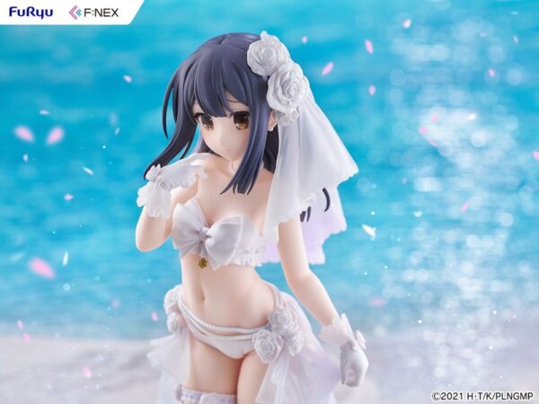 Fate/kaleid liner Prisma Illya: Licht - The Nameless Girl F:NEX PVC Figura 1/7 Miyu Edelfelt Wedding Swimsuit Ver. 21 cm