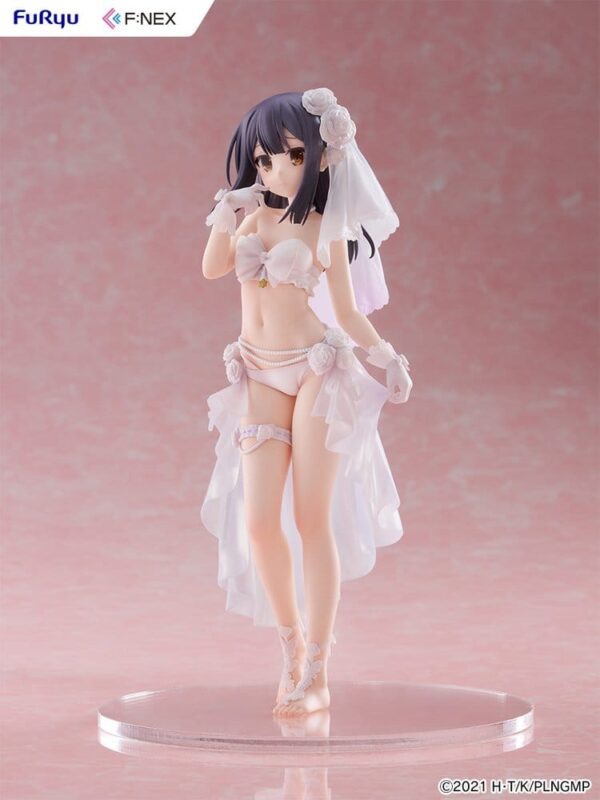 Fate/kaleid liner Prisma Illya: Licht - The Nameless Girl F:NEX PVC Figura 1/7 Miyu Edelfelt Wedding Swimsuit Ver. 21 cm