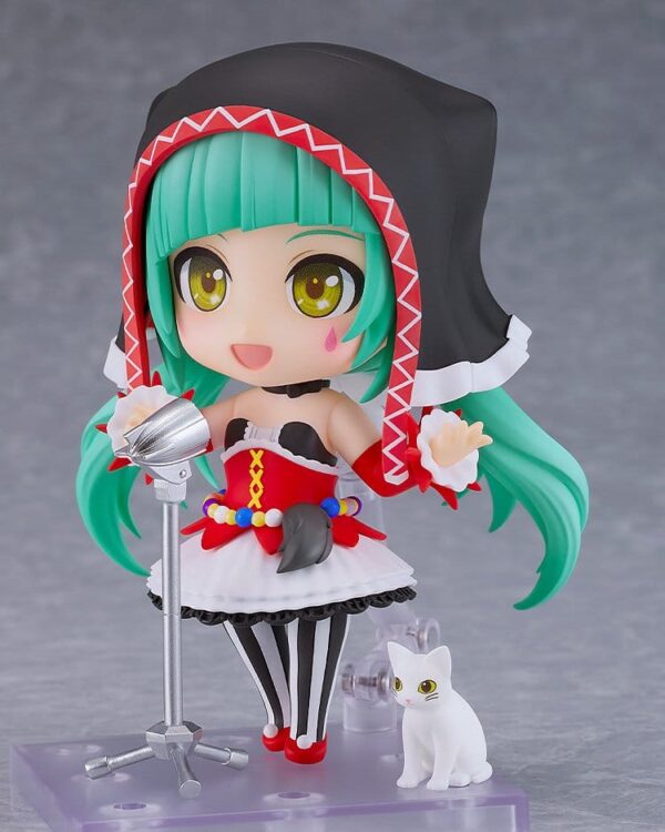 Character Vocal Series 01: Hatsune Miku Nendoroid Akció Figura Pierretta Ver. 10 cm
