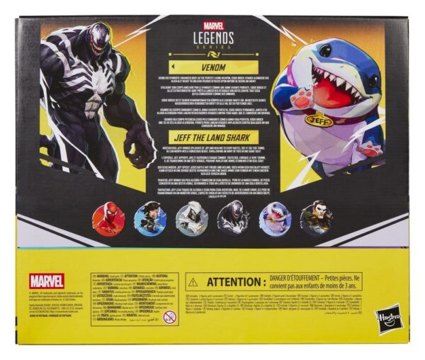 Marvel Rivals Marvel Legends Akció Figura 2-Pack Venom & Jeff the Land Shark 15 cm