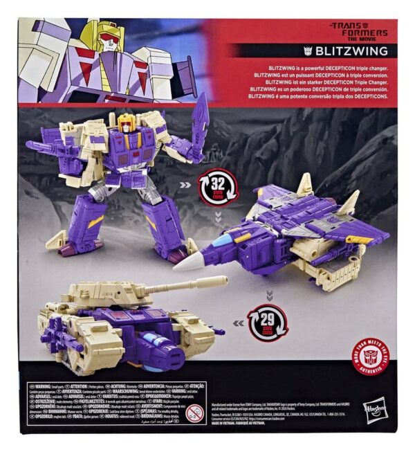 The Transformers: The Movie Studio Series Leader Class Akció Figura Blitzwing 18 cm