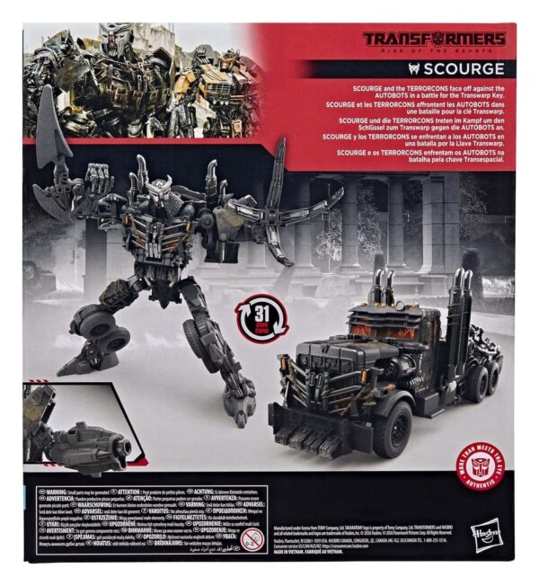 Transformers: Rise of the Beasts Studio Series Leader Class Akció Figura Scourge 22 cm