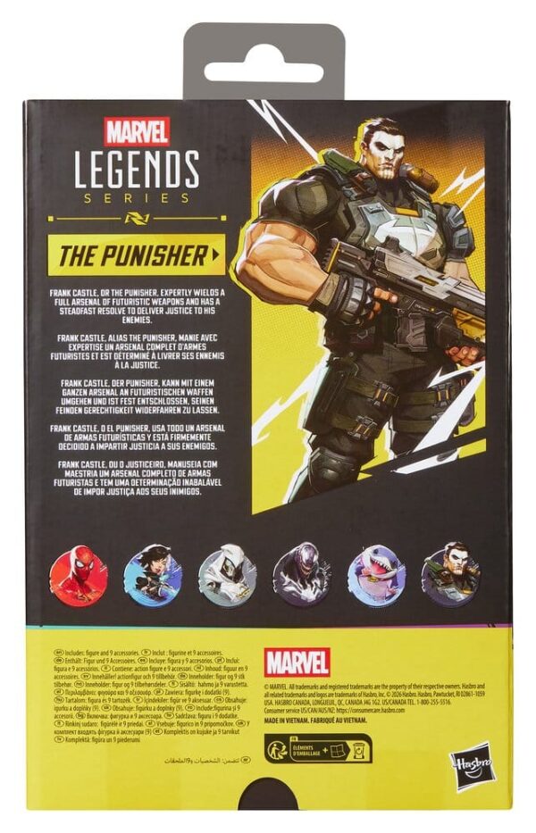Marvel Rivals Marvel Legends Akció Figura The Punisher 15 cm
