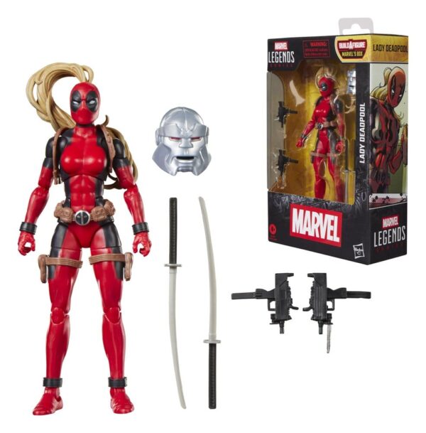 Marvel Legends Akció Figura Lady Deadpool (BAF: Marvel's Box) 15 cm